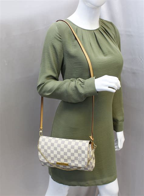 louis vuitton azur bag outfit|Louis Vuitton damier crossbody bag.